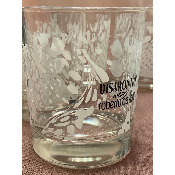 Set of Six (6) DiSaronno Wears Roberto Cavalli Rocks Drinking Glasses - Picture 13 of 16
